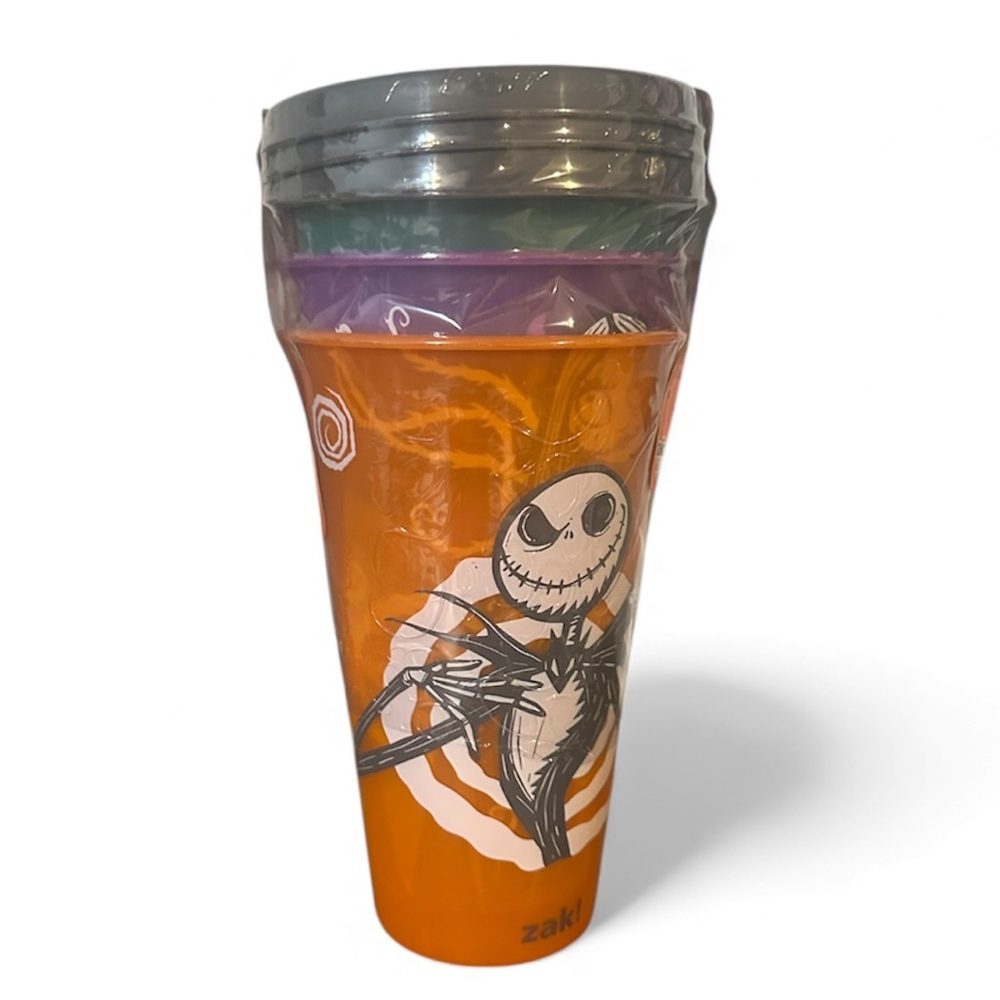 Nightmare before Christmas Glow in The Dark Jack Skellington Tumbler Set